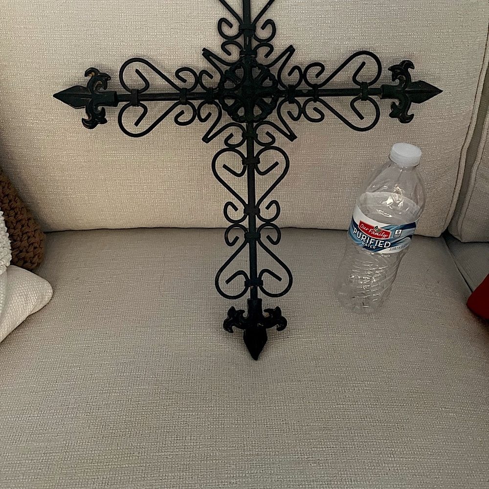 Wrought iron cross